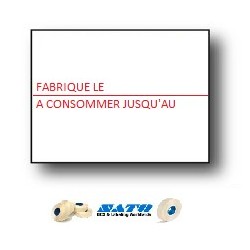 Étiquettes 18x16mm Blanches Pré-imprimées pour Étiqueteuse Sato PB DUO 16